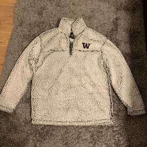 Oversized University of Washington fleece